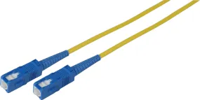 1-Meter 9u/125u Fiber Optic Patch Cable Singlemode Simplex SC to SC - Yellow