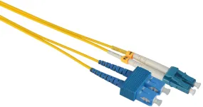 2-Meter 9u/125u Fiber Optic Patch Cable Singlemode Duplex LC to SC - Yellow