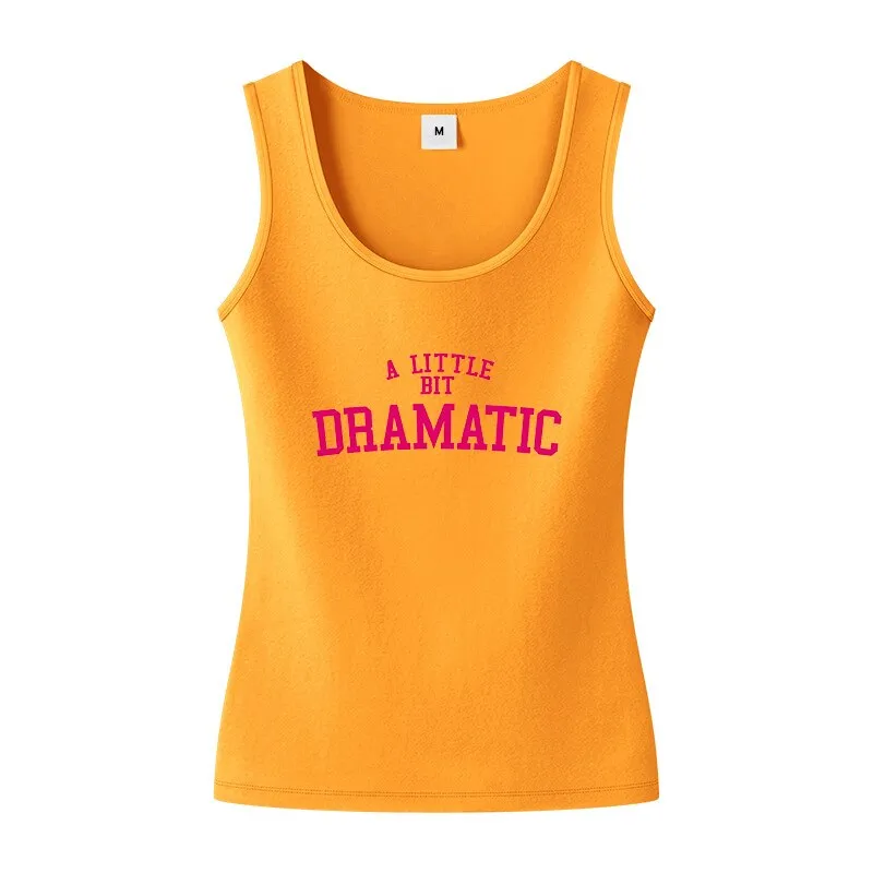 A Little Bit Dramatic Long Tank Top