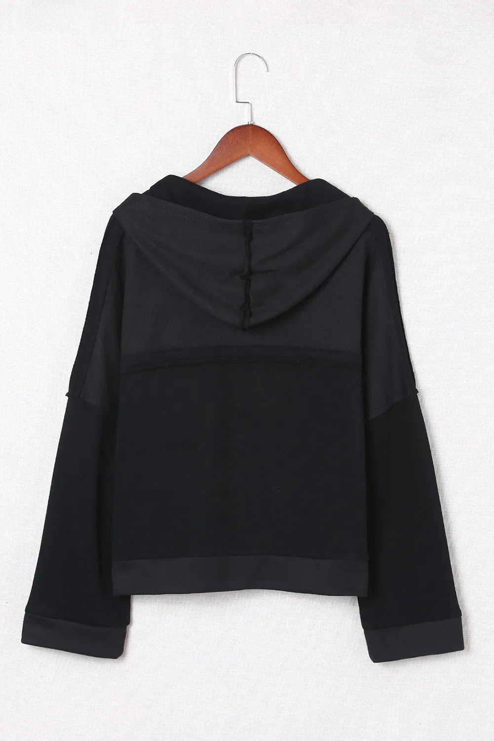 Alice Exposed Seam Long Sleeve Hoodie