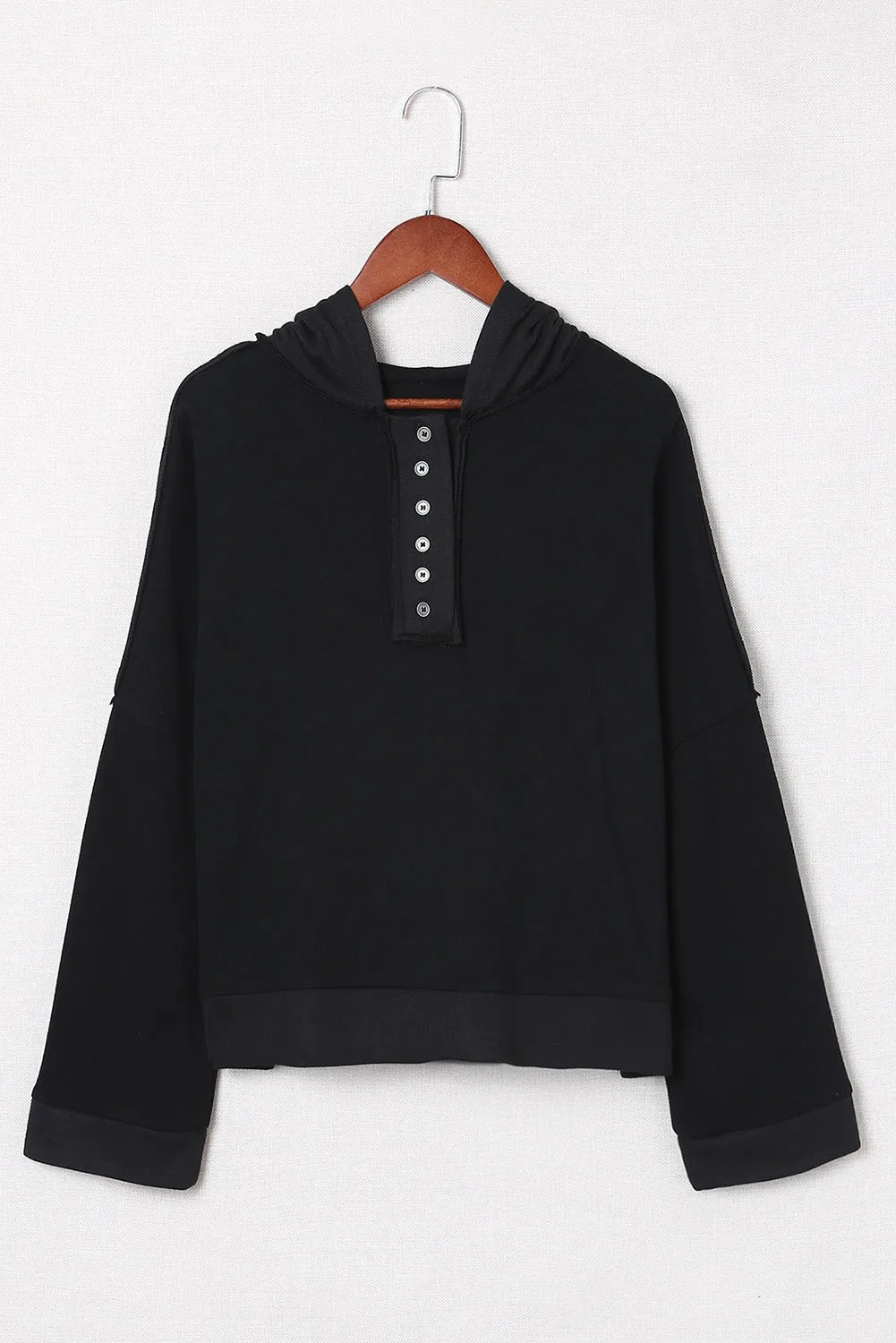 Alice Exposed Seam Long Sleeve Hoodie