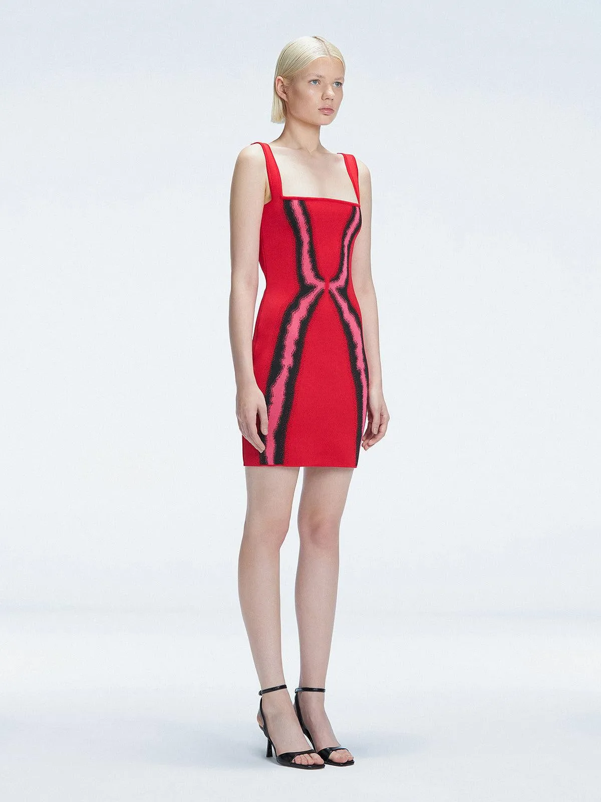 Anais Mini Red Degraded Dress