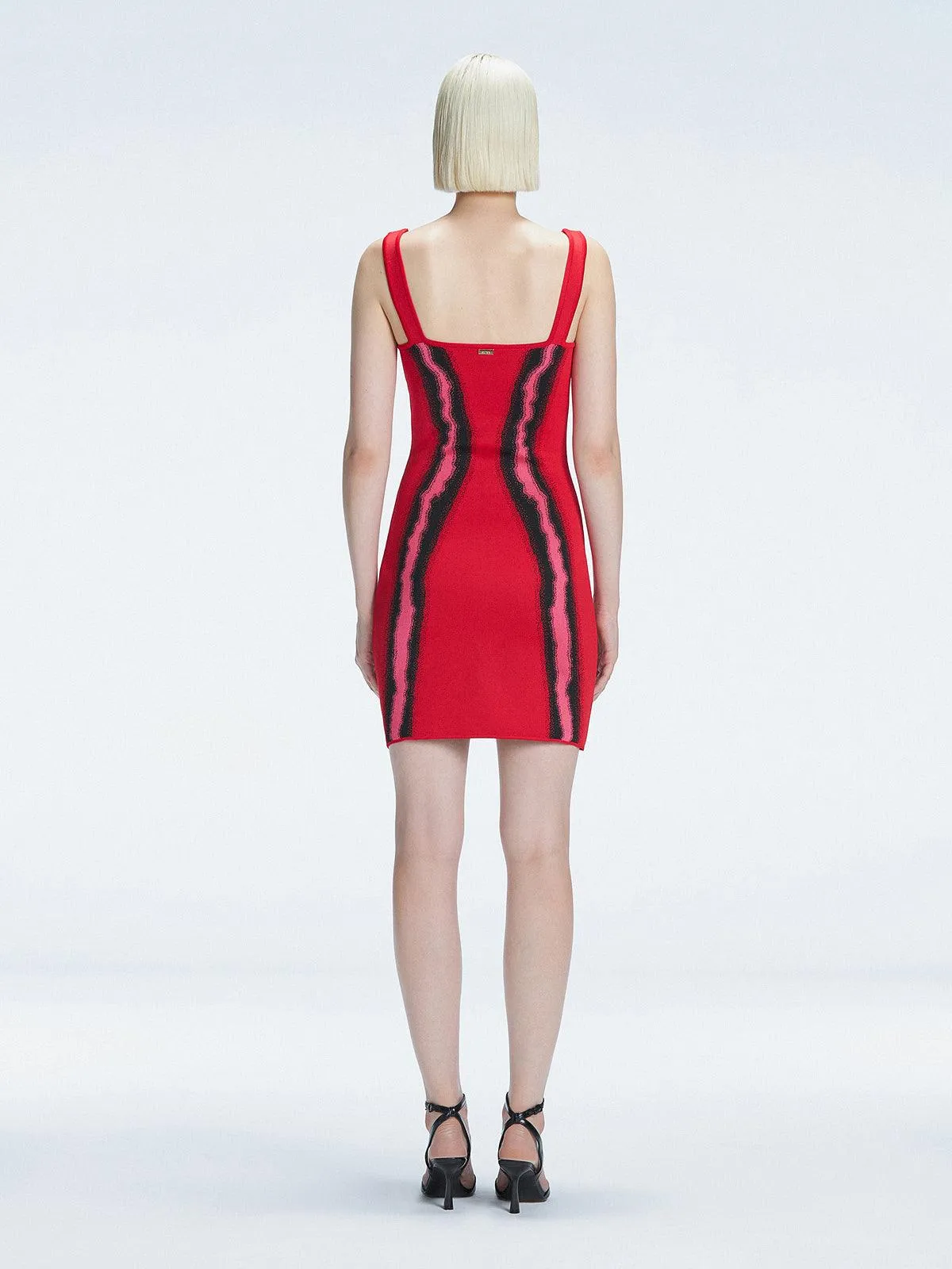 Anais Mini Red Degraded Dress