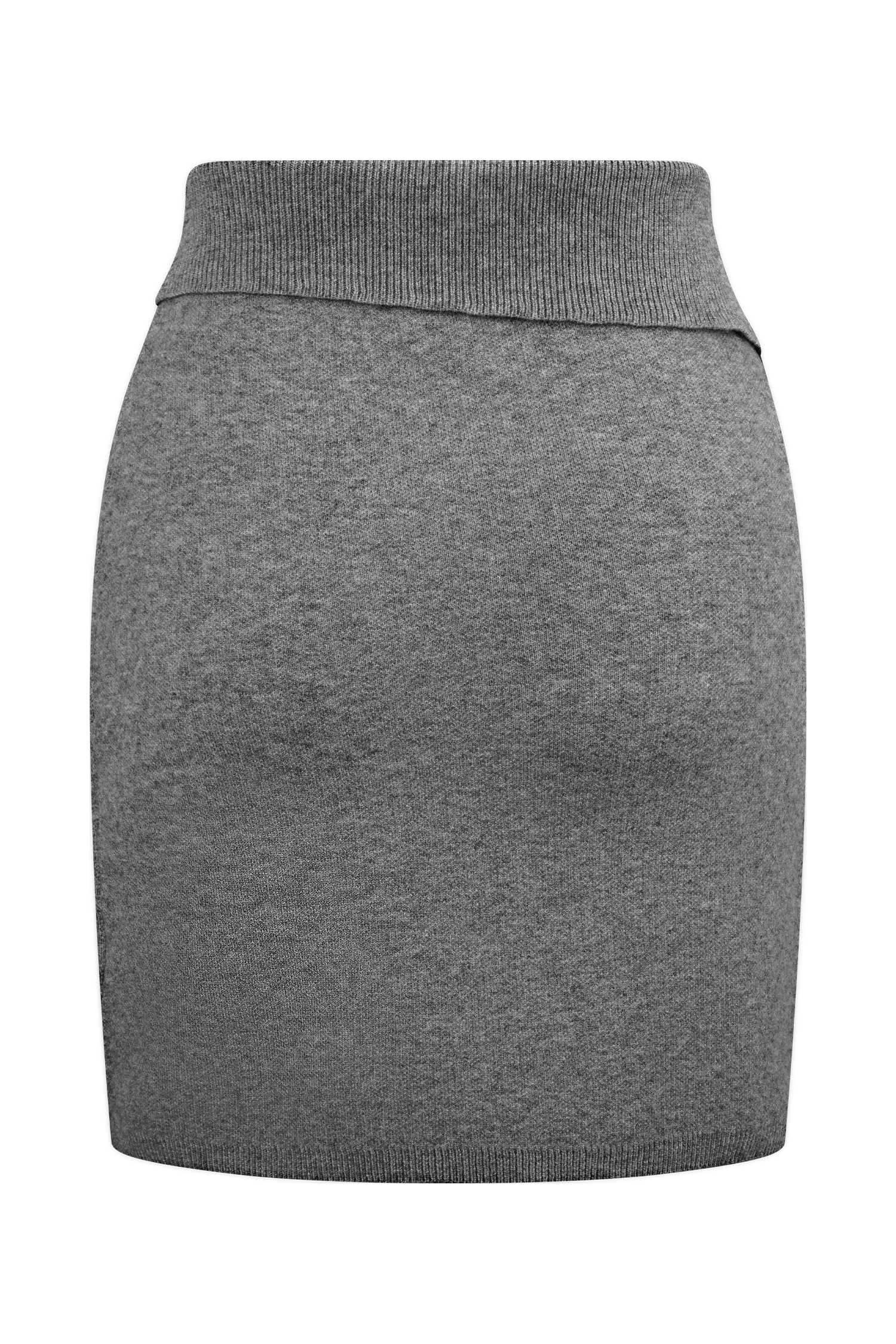 Annabelle Knit Mini Skirt - Charcoal