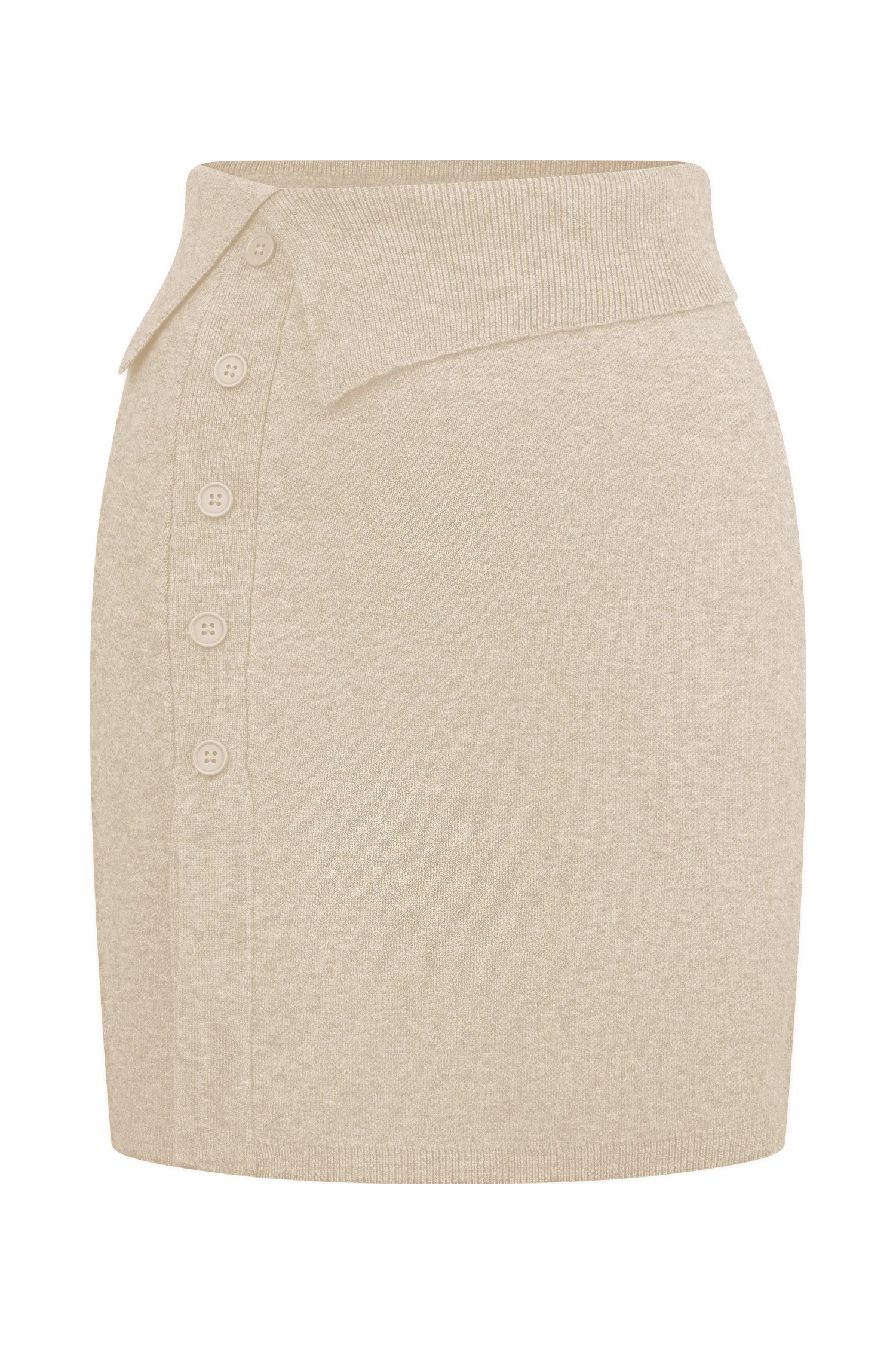 Annabelle Knit Mini Skirt - Cream