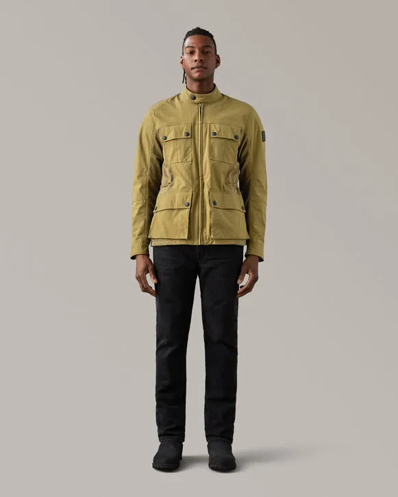 BELSTAFF AIRFLOW MOTORCYCLE JACKET - OLIVE