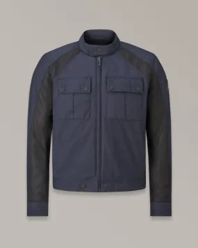 BELSTAFF TEMPLE MOTORCYCLE JACKET - DARK NAVY