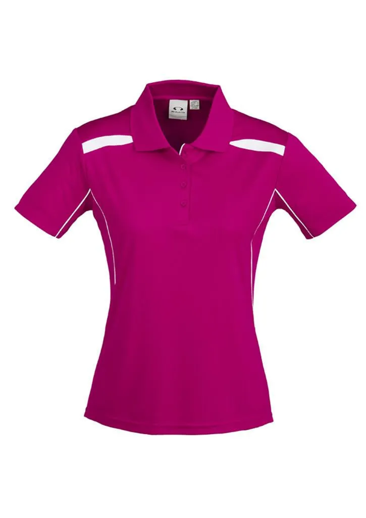 Biz Collection Womens United S/S Polo 1st (10 Colour ) (P244LS)