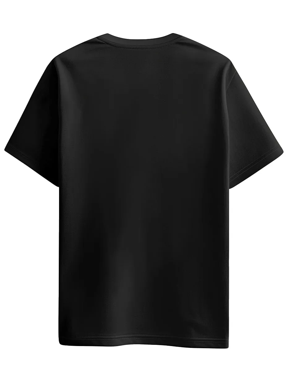 Black Airifoce White Colourblock Plus Size T-shirt