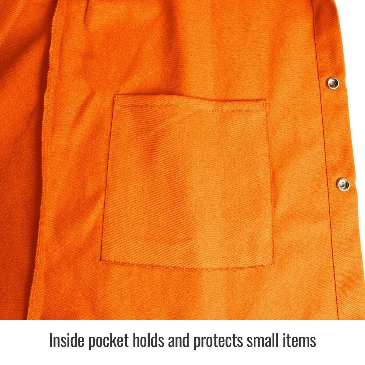 Black Stallion TruGuard 200 FR Cotton Welding Jacket, Orange - FO9-30C