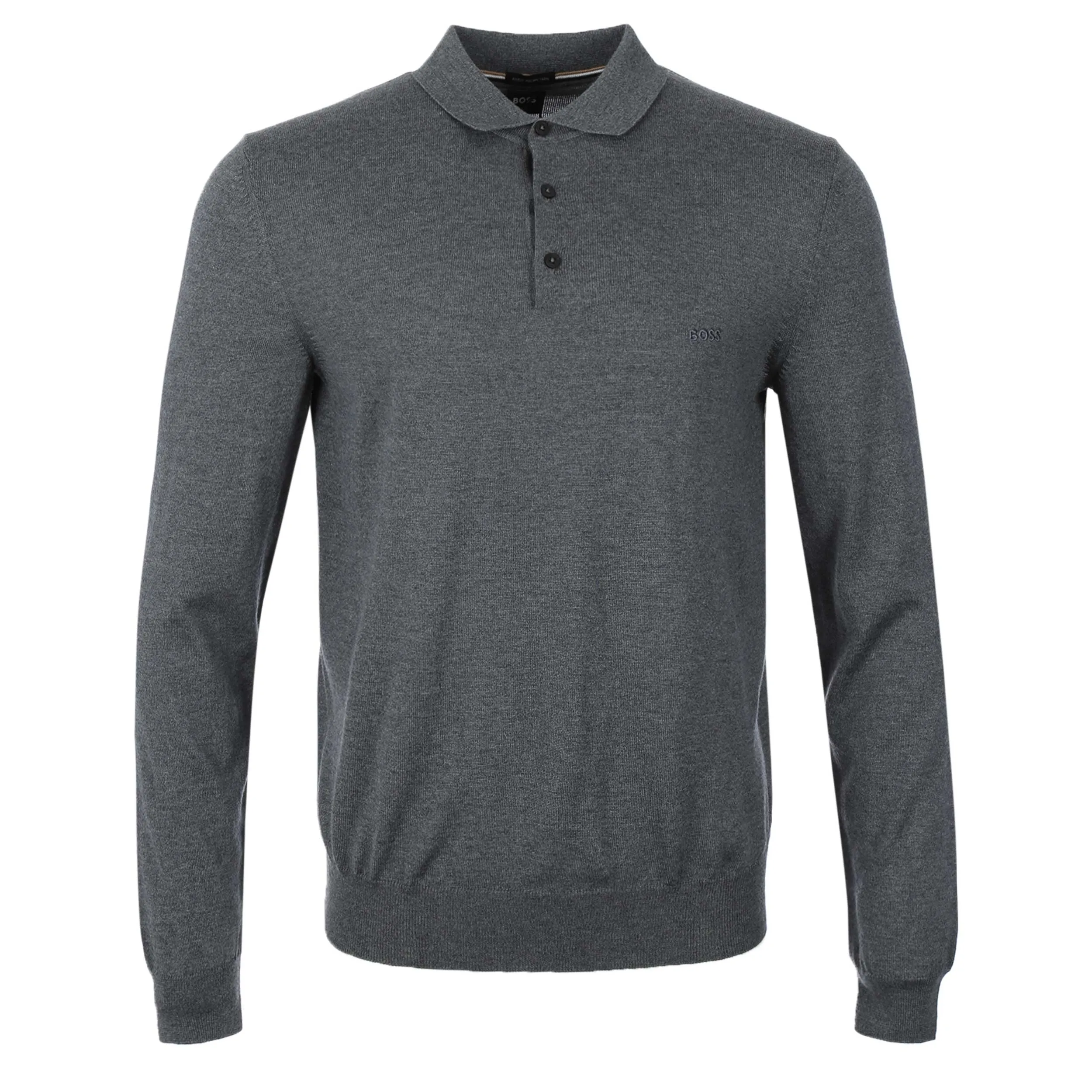 BOSS Bono L Knitwear in Medium Grey