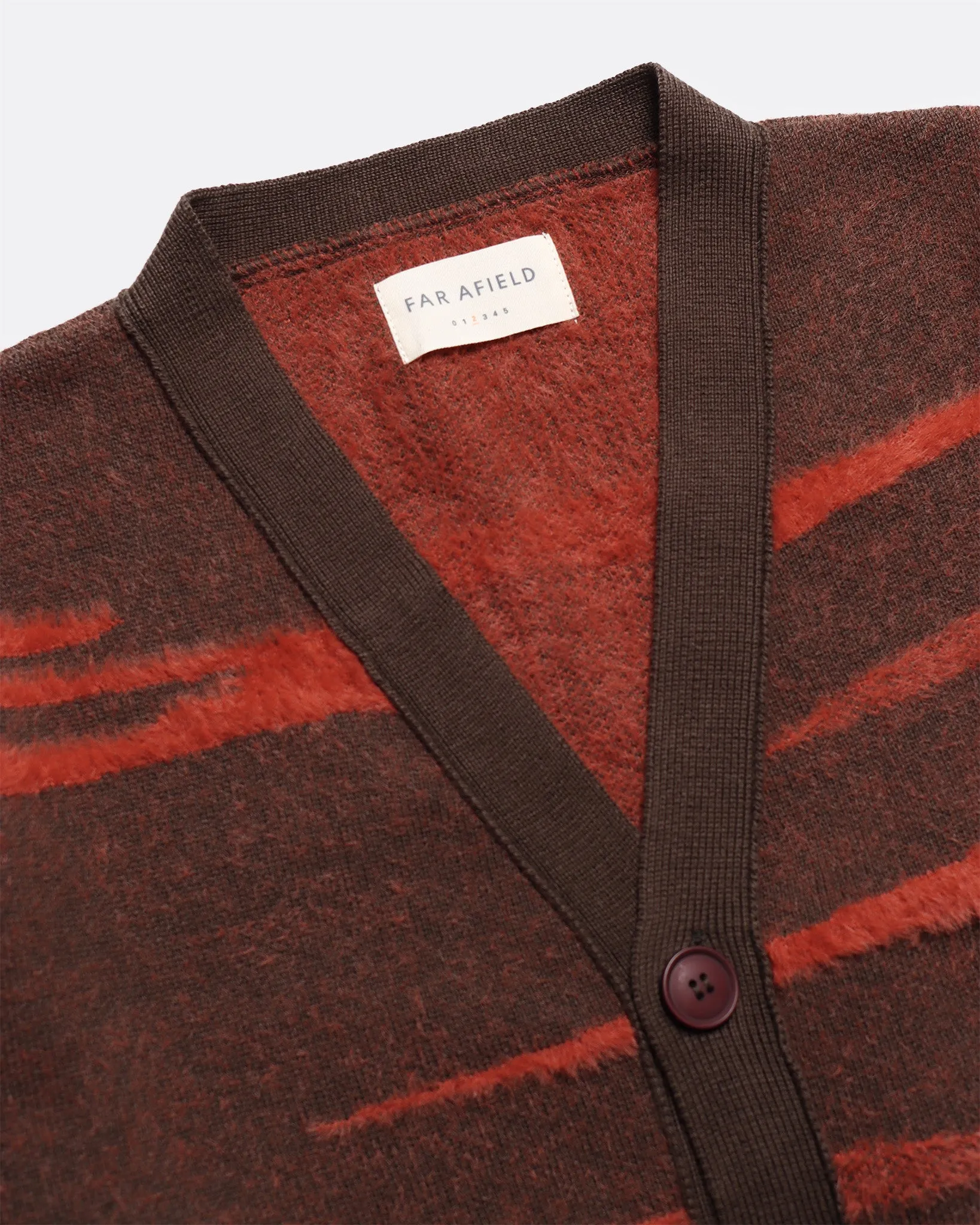 Buckley Cardigan - Brown Landscape Repeat