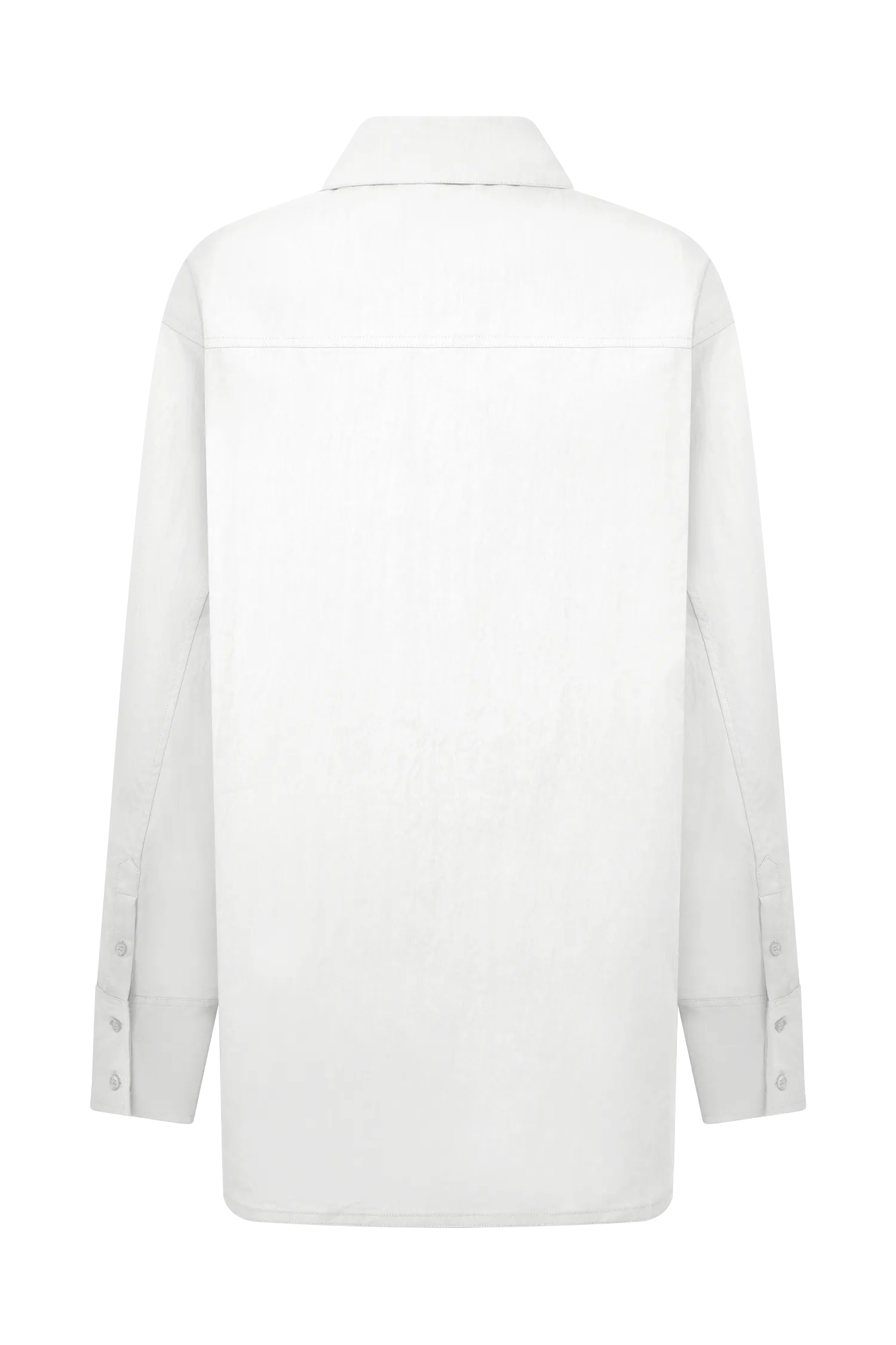 Campbell Cotton Oversized Shirt - White