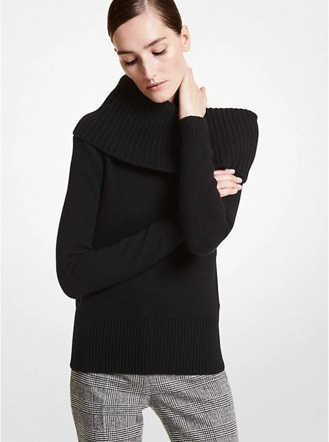 Cashmere Off-The-Shoulder Sweater