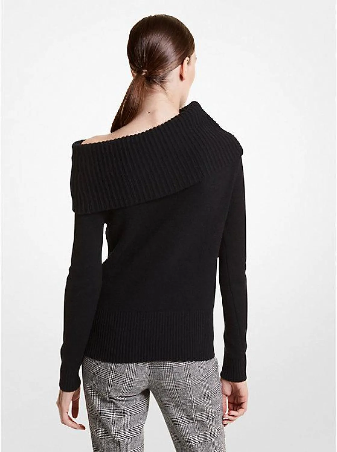 Cashmere Off-The-Shoulder Sweater