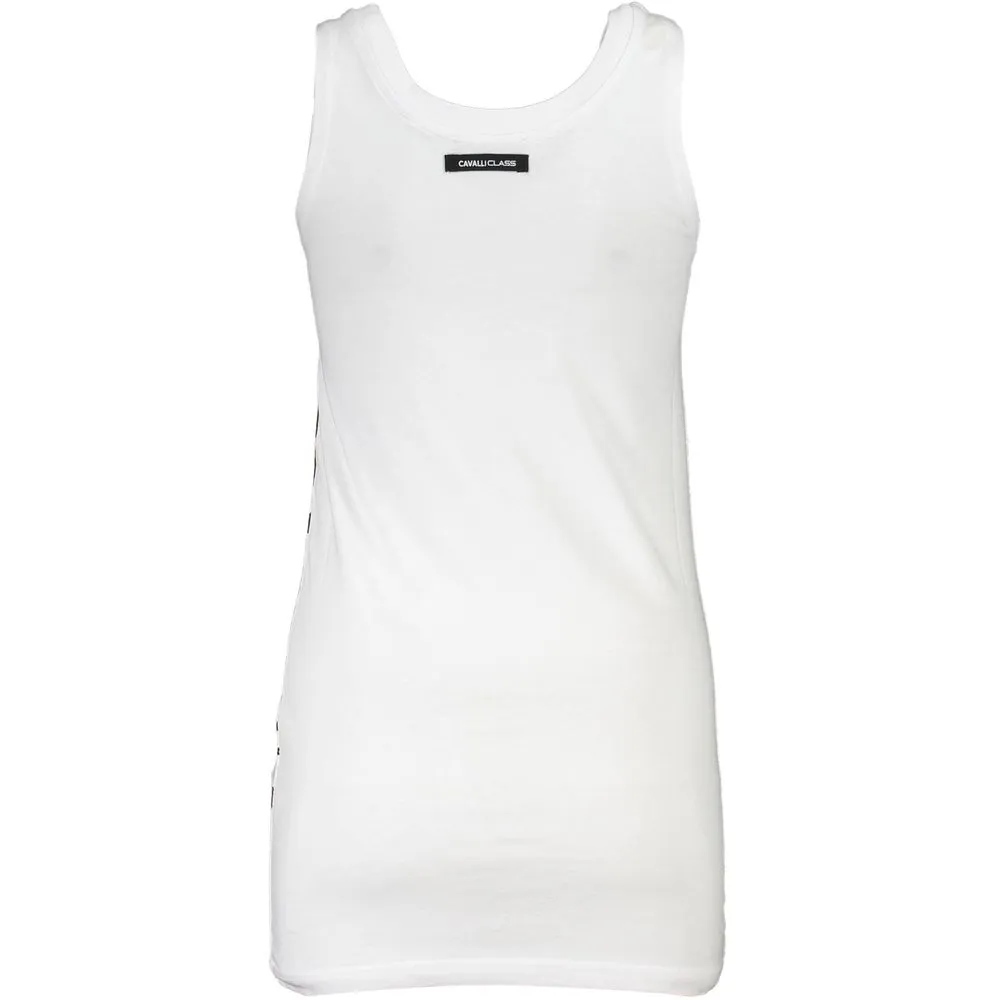 Cavalli Class White Cotton Women Top