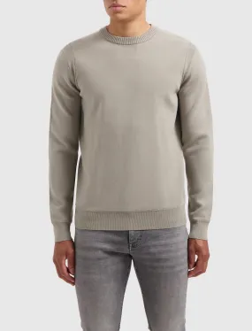 Crewneck Knitwear | Taupe