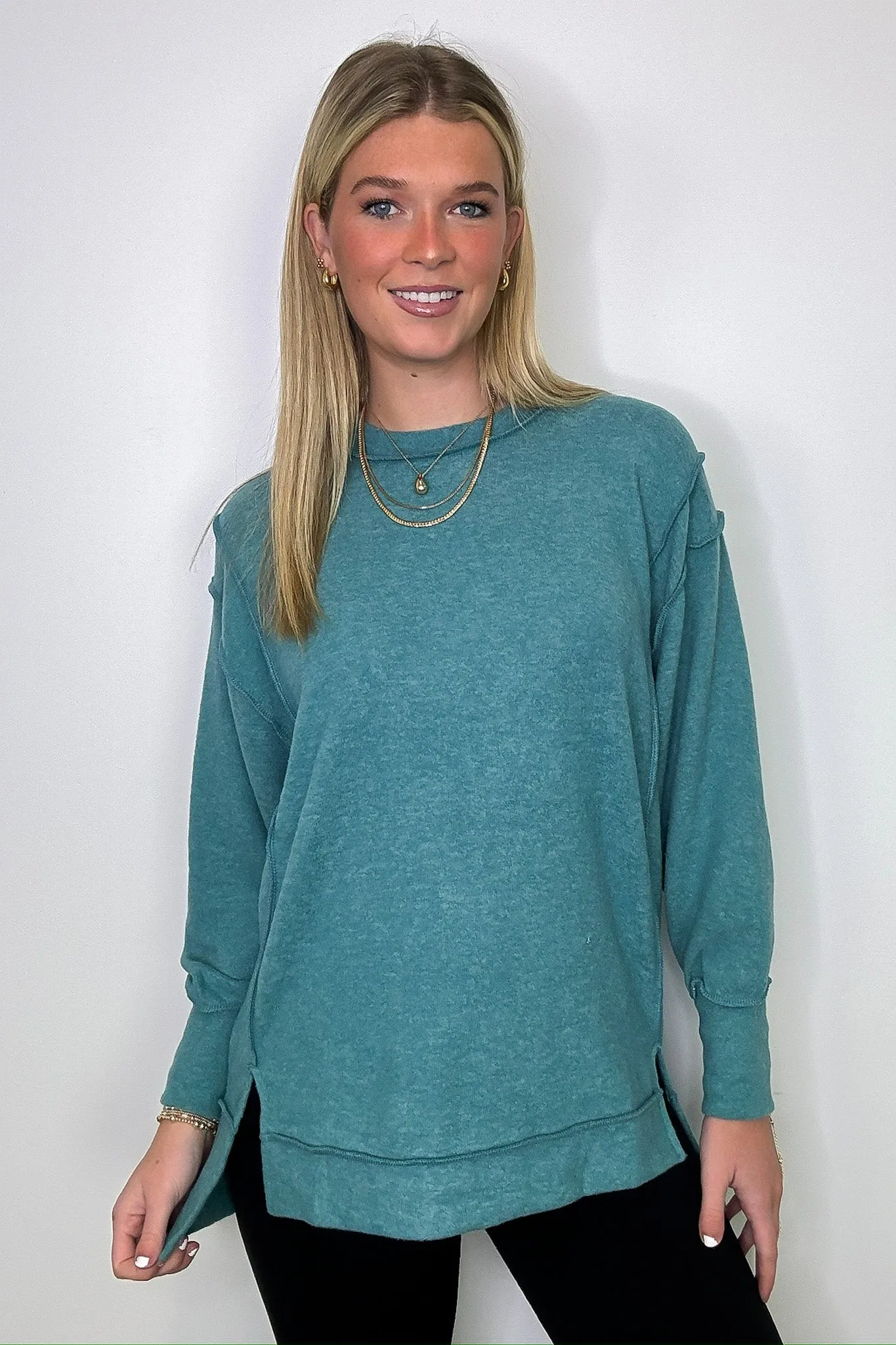 Cyndee Hacci Knit Oversized Pullover - BACK IN STOCK