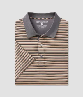 Doster Stripe Polo - Fossil