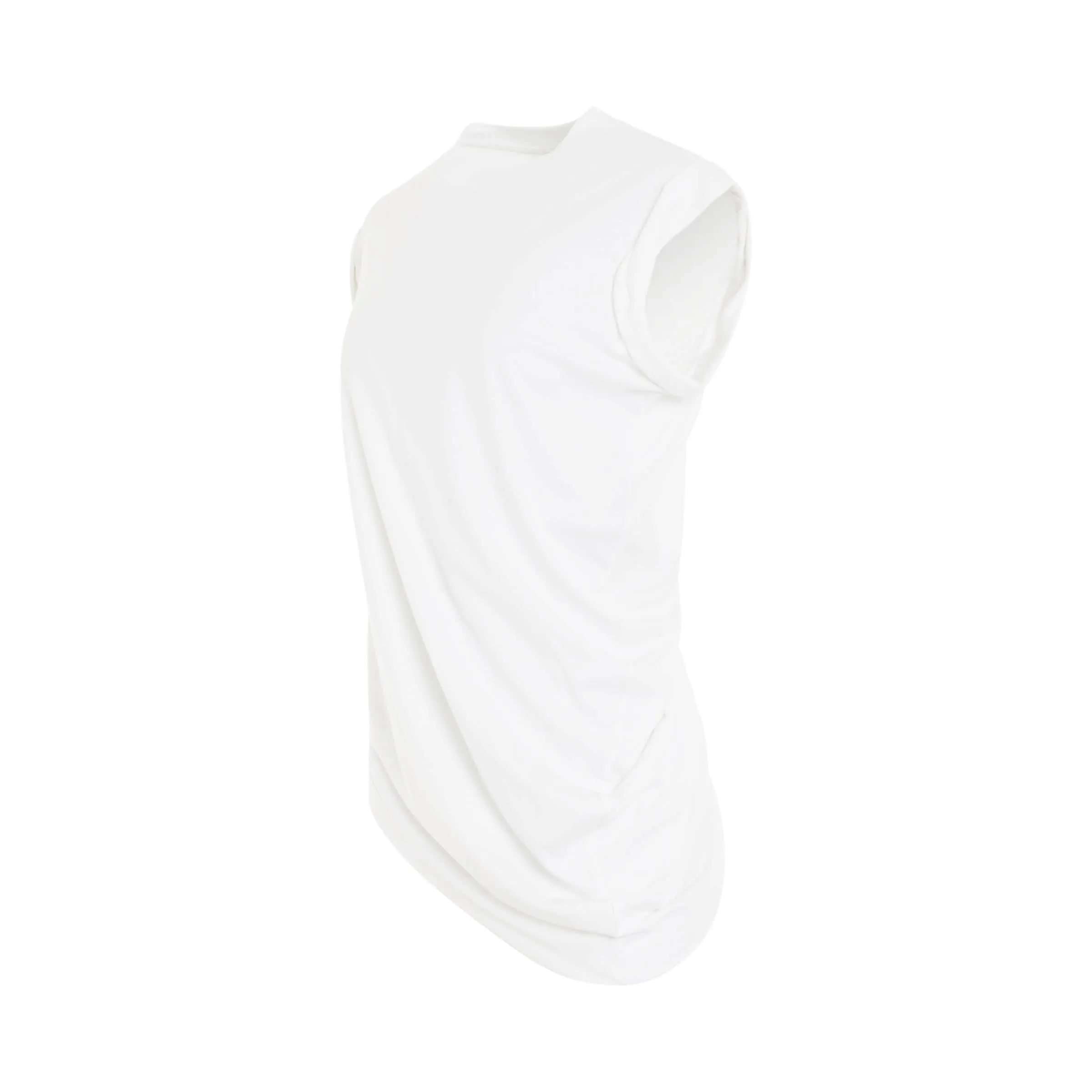 Drapey Interlock T-Shirt in White