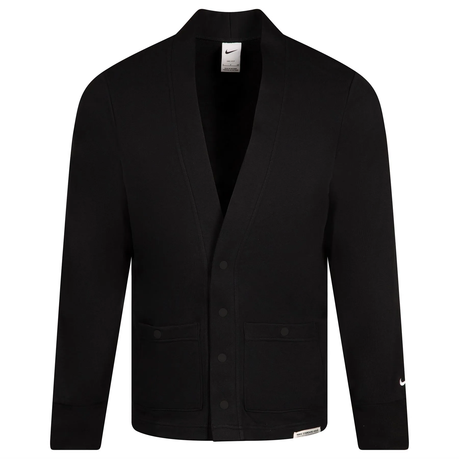 Dri-FIT Unscripted Standard Issue Cardigan Black/White - SS24