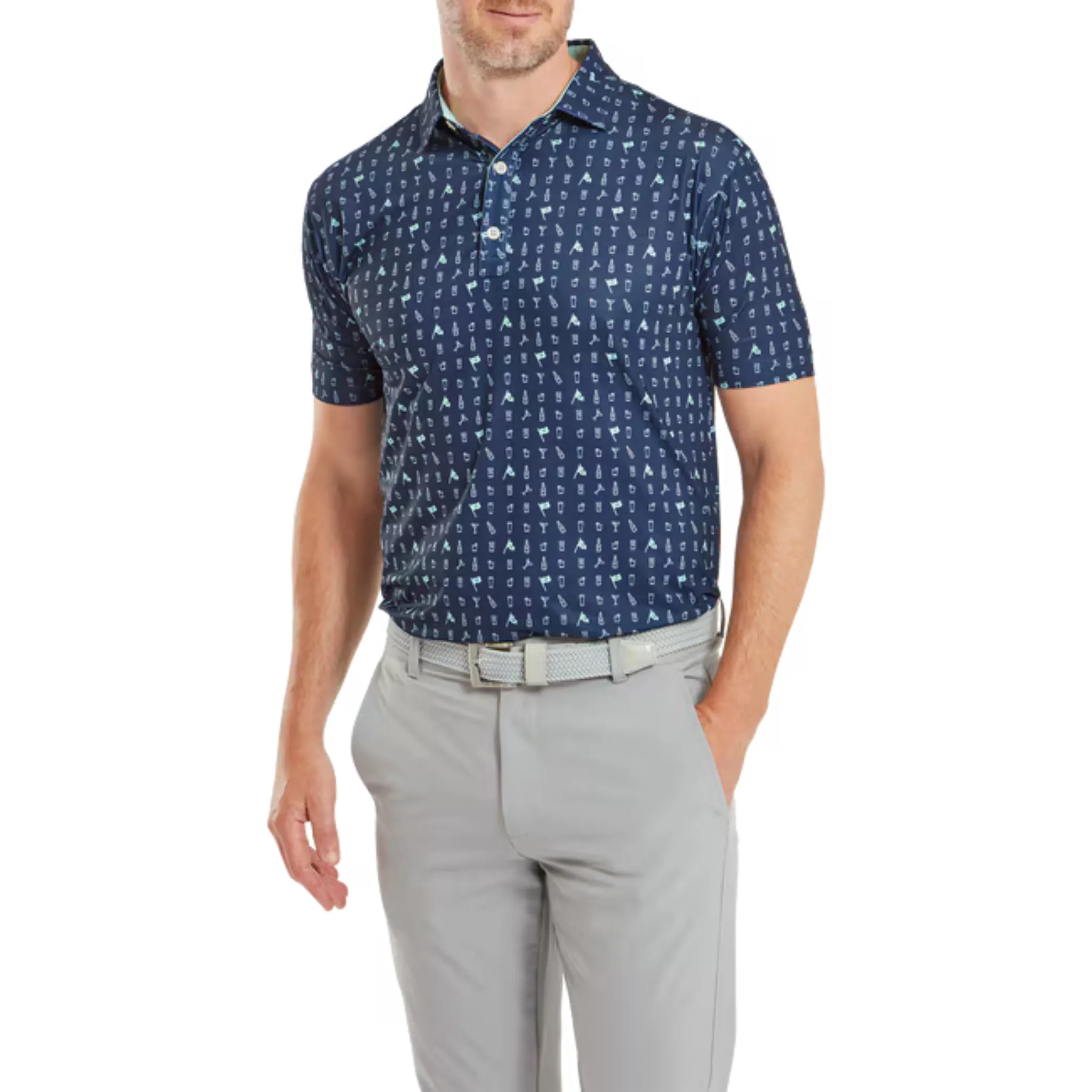 FootJoy The 19th Hole Lisle Mens Polo