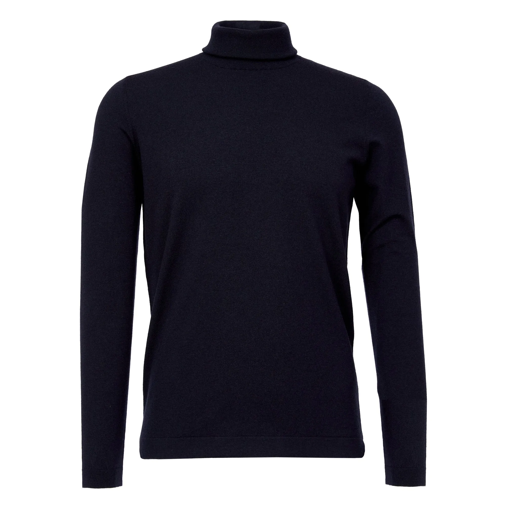 FRADI Extrafine Merino Stretch Turtleneck Knitwear NAVY