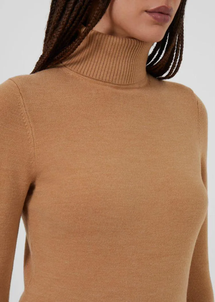 French Connection Baby Soft Turtleneck - Camel ***FINAL SALE***