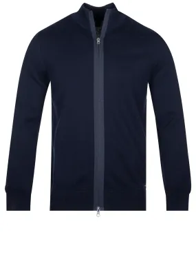 Full Zip Pullover Navy Blue