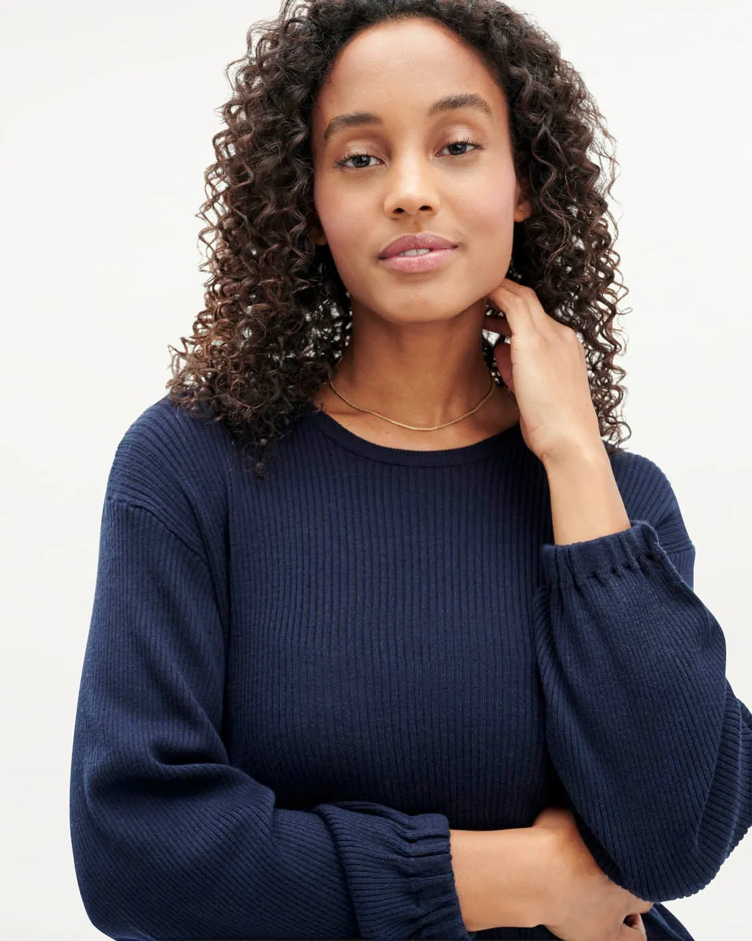 Georgie Cashblend Rib Sweater