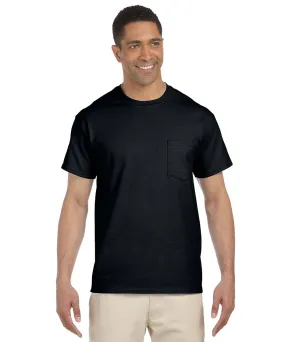 Gildan Short Sleeve Ultra Cotton Pocket T-Shirt - Black