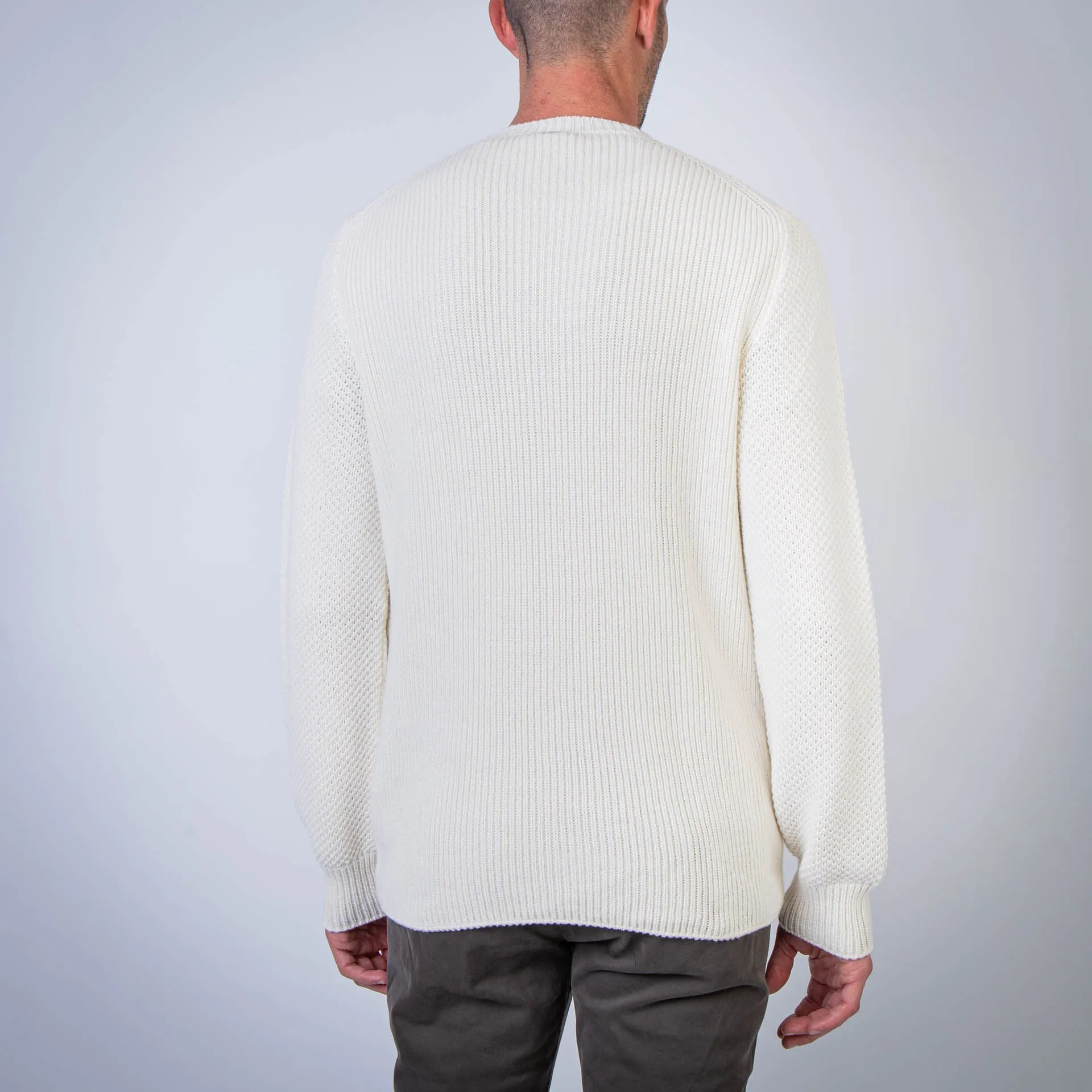 HERNO SWEATER MG000136U-76048 1000 WHITE