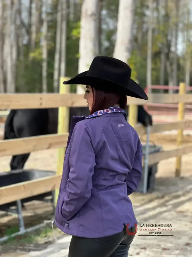 Hooey Womens Purple w/ Pink Team Logo Sleeve