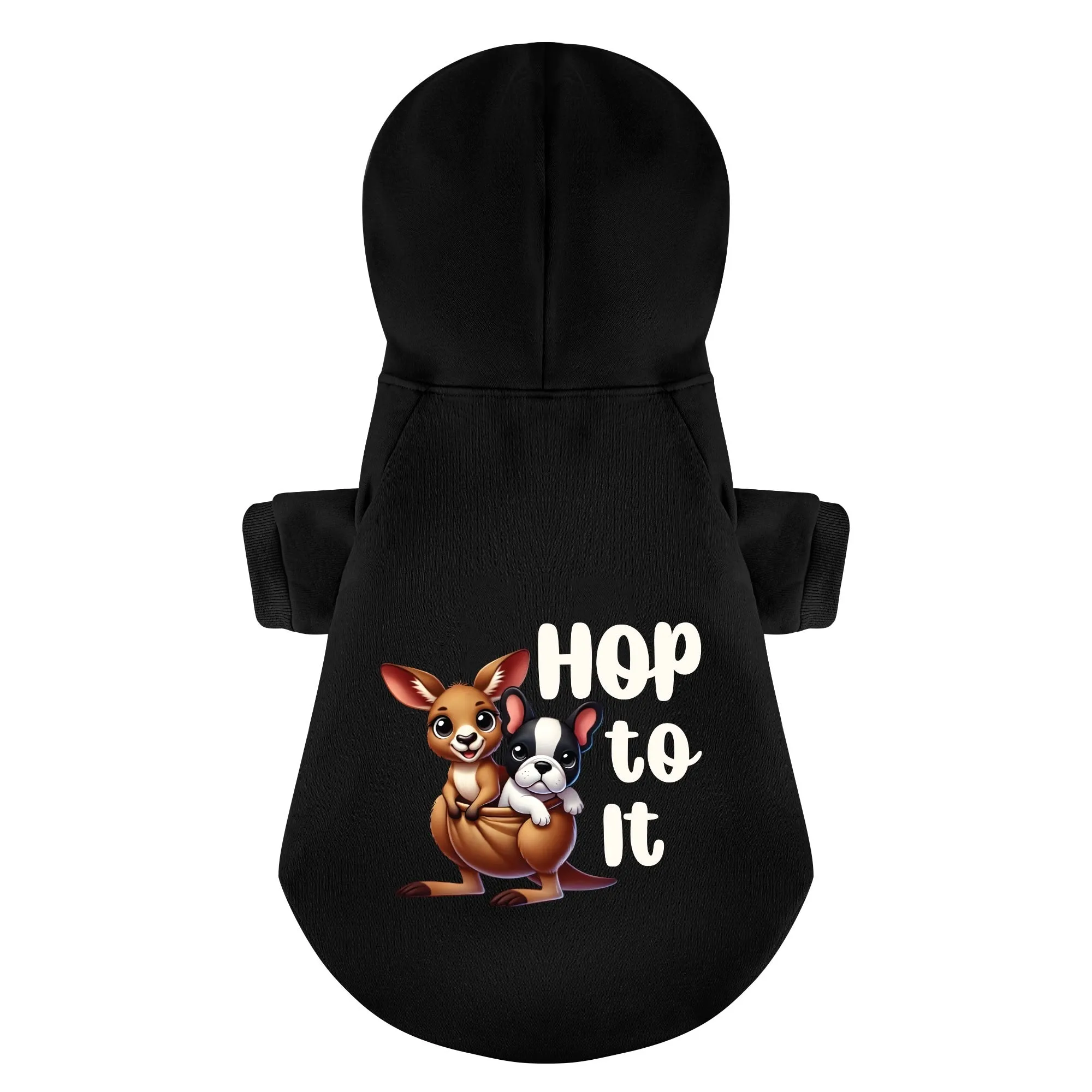 Hop to It - Personalized French Bulldog Hoodies with Funny Quotes – Stylish, Cozy, and Premium 100% Cotton