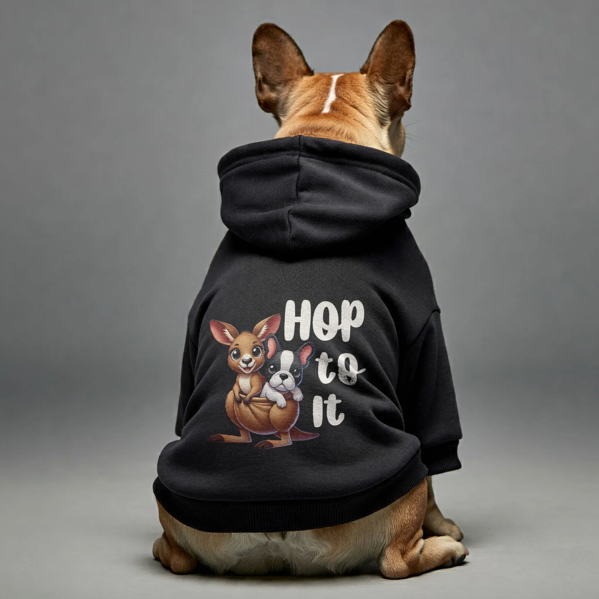 Hop to It - Personalized French Bulldog Hoodies with Funny Quotes – Stylish, Cozy, and Premium 100% Cotton