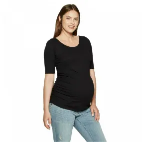 Isabel Maternity by Ingrid & Isabel Short Sleeve Rib T-Shirt