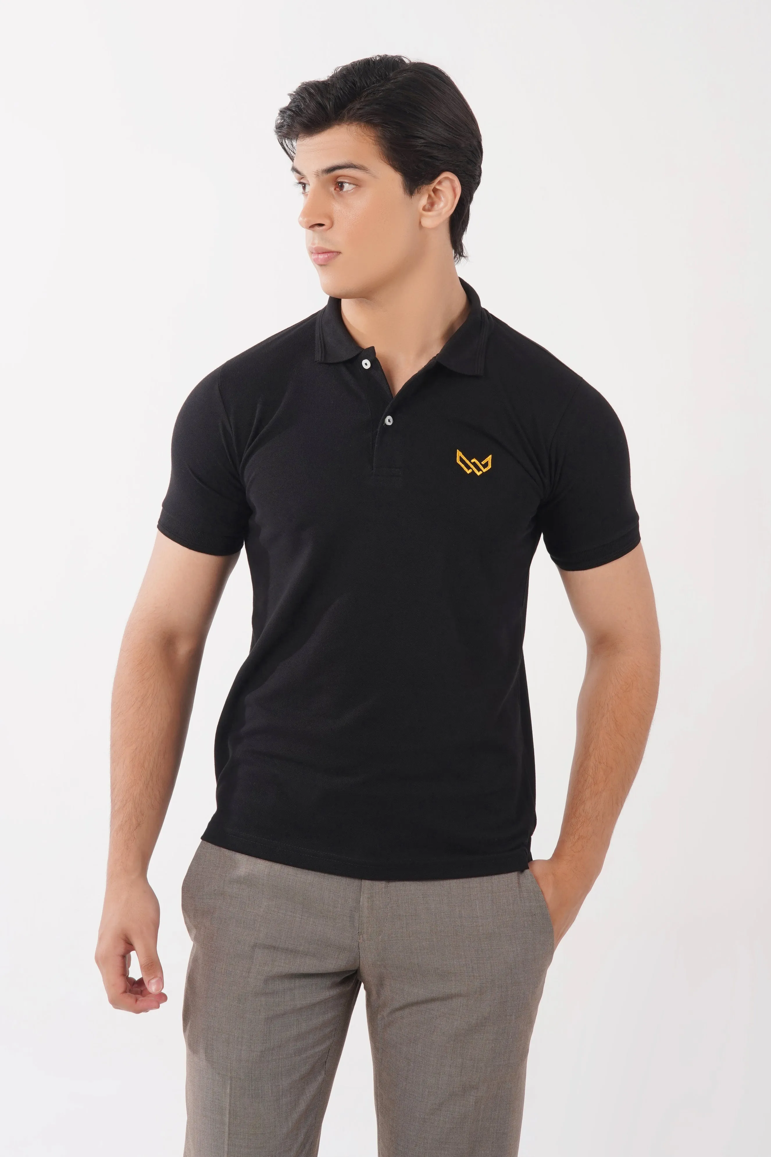 Jet Black Basics Polo