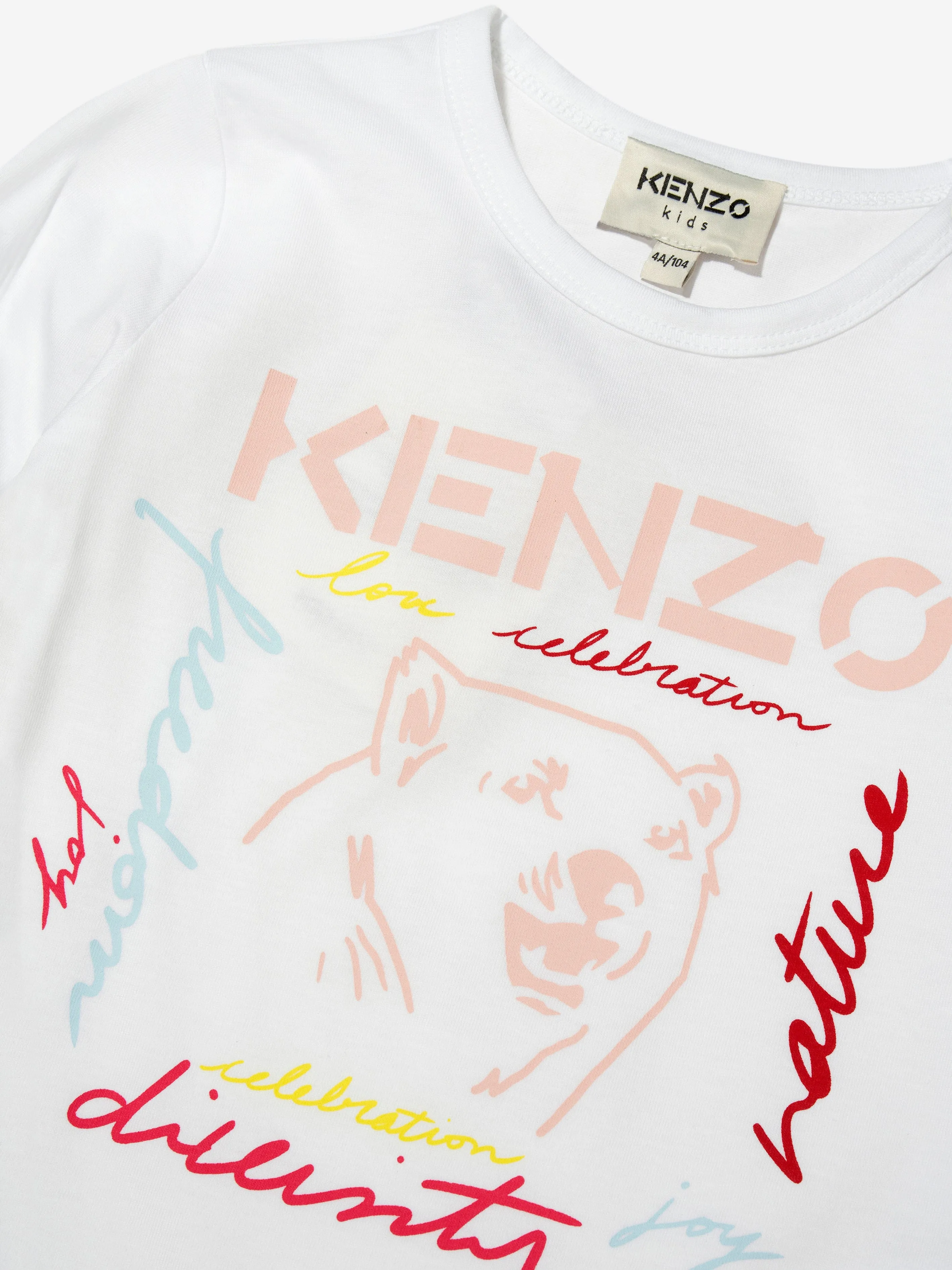 KENZO Baby Girls Organic Cotton Long Sleeve T-Shirt