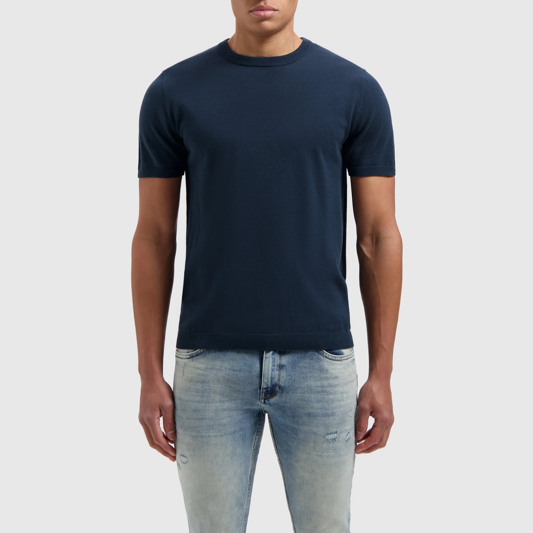 Knitwear T-shirt | Navy