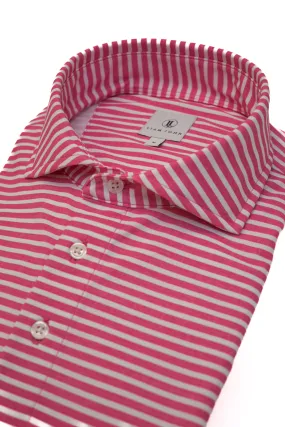 Liam John Performance Polo Stripe