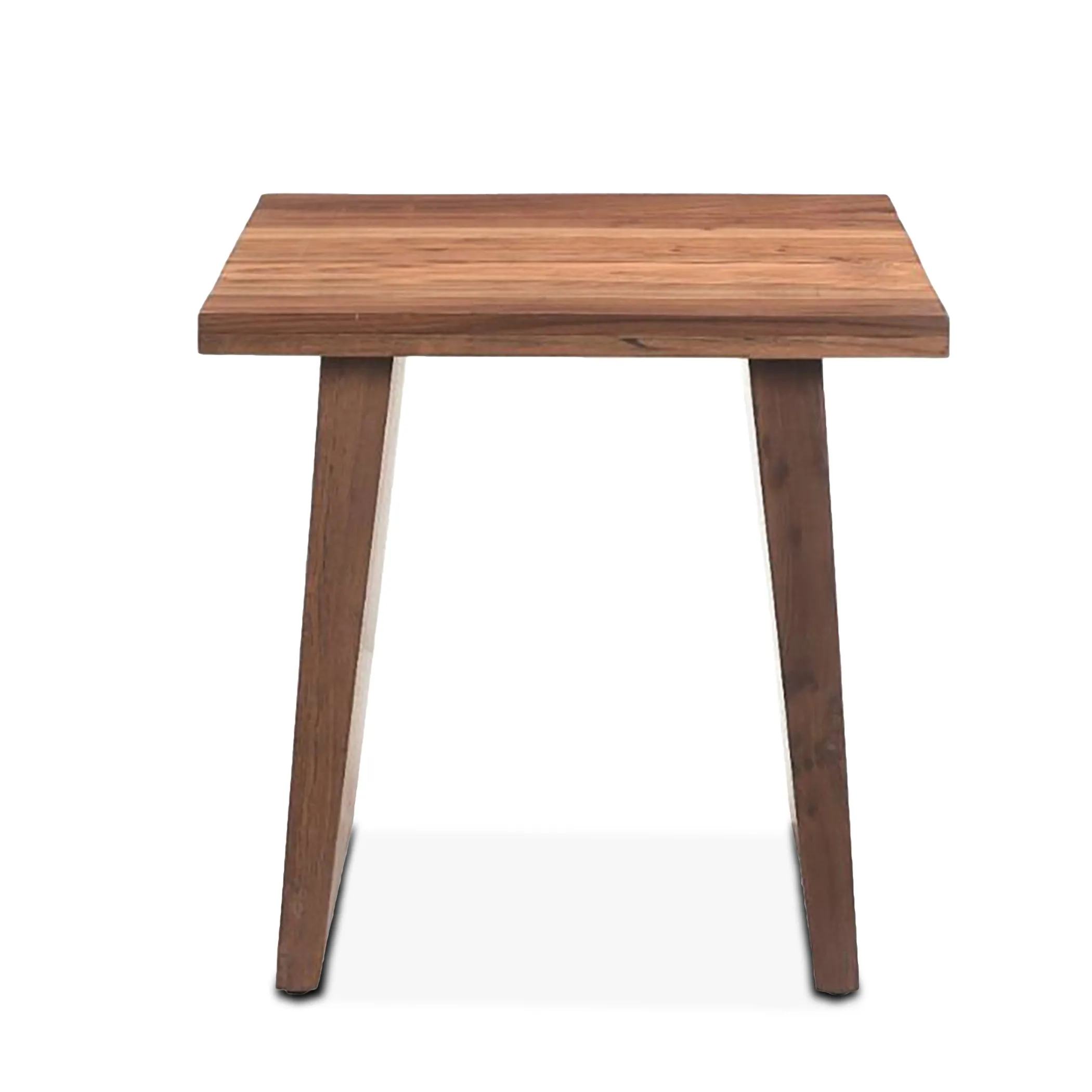 Madrid Modern Natural Teak Wood Side Table