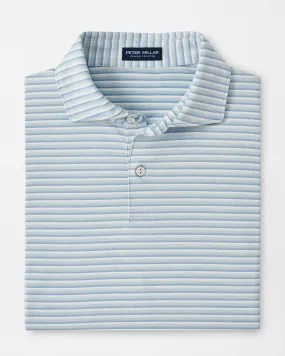 MCCRAVEN PERFORMANCE JERSEY POLO - BLUE FROST