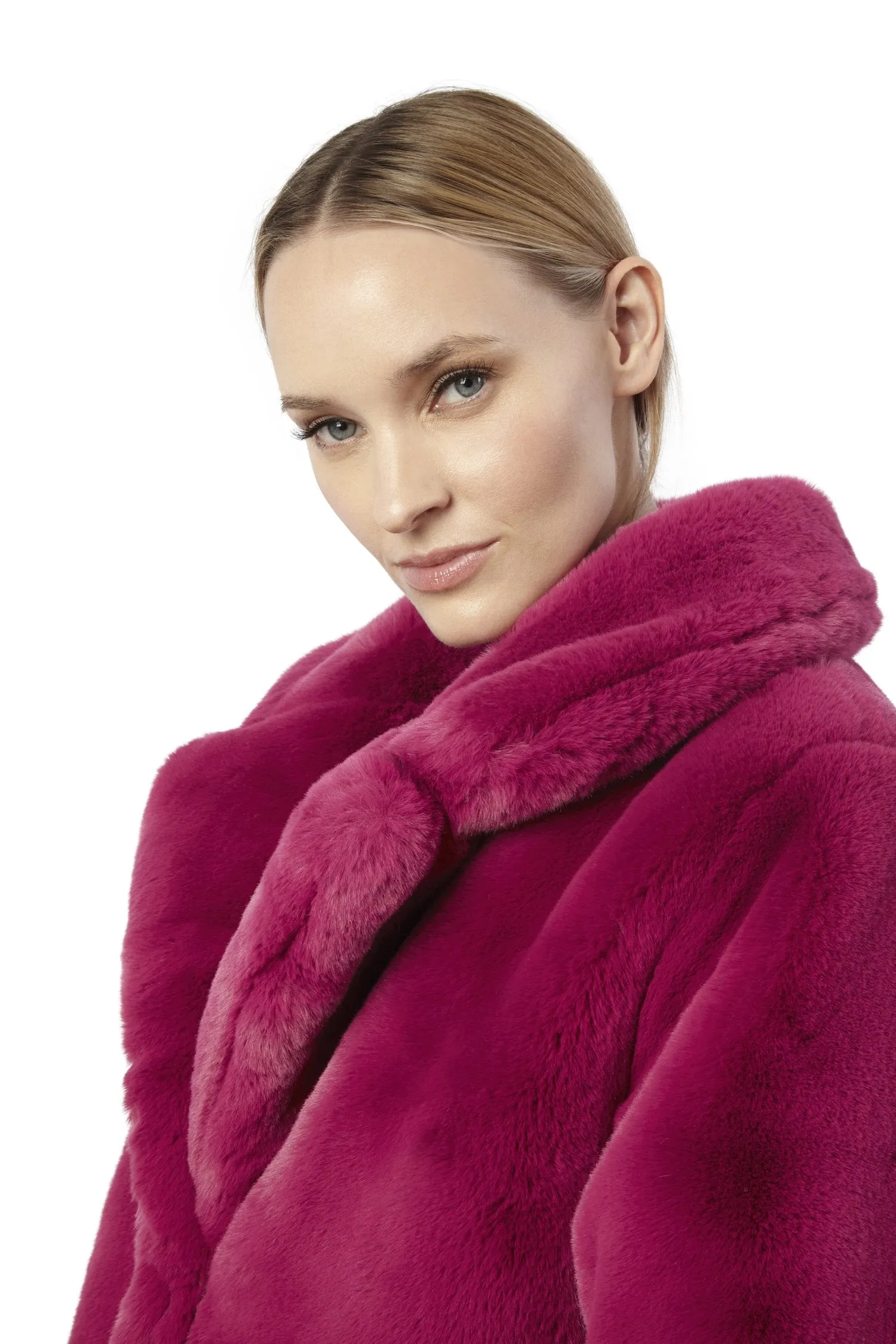 MILLY COAT - RASPBERRY