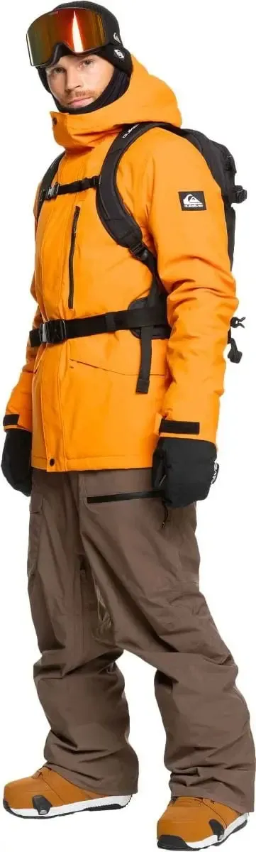 Mission Solid Ski Jacket - Orange Pepper