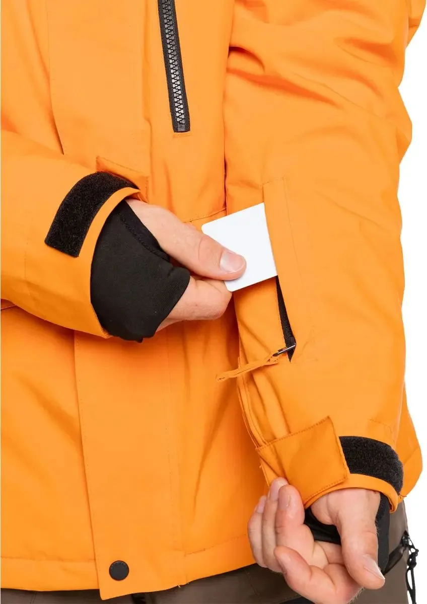 Mission Solid Ski Jacket - Orange Pepper