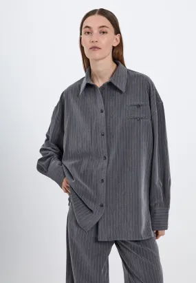 Neo pinstripe shirt - Grey pinstripe