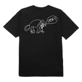 Obey Angry Dog T-Shirt - Black