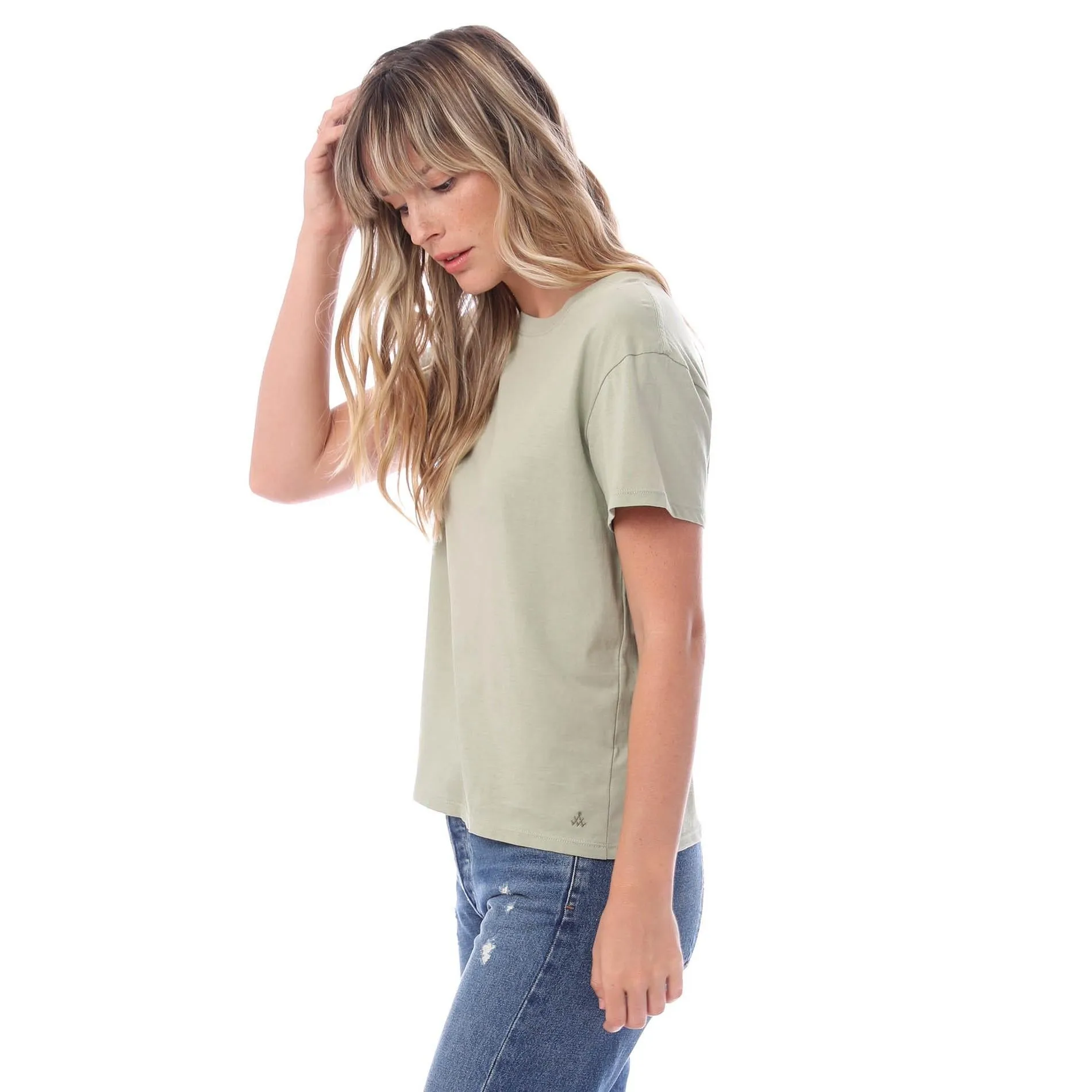 Organic Modern Crew T-Shirt (Sage)