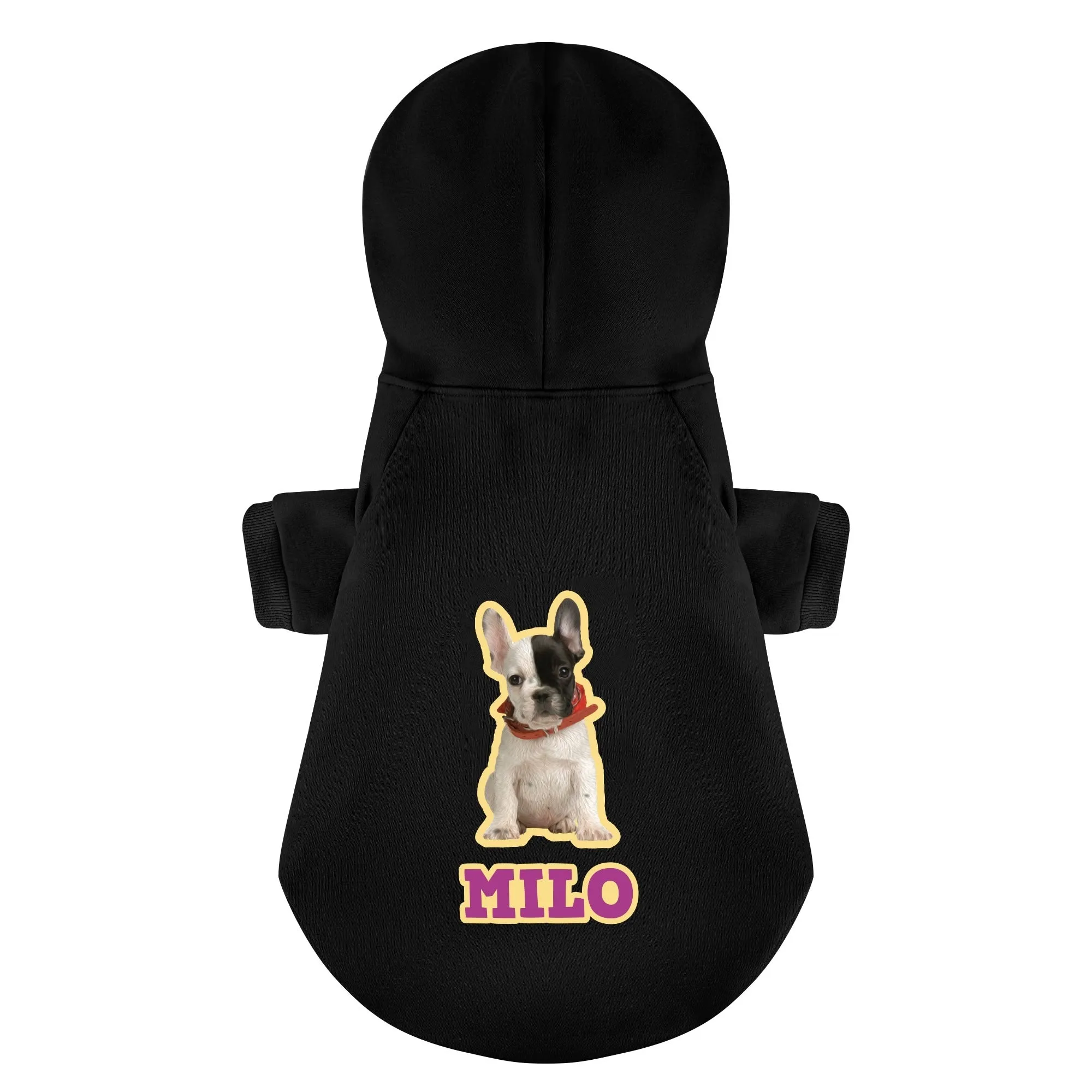 Personalized French Bulldog Hoodies with Funny Quotes, Custom Name, and Custom Image – Stylish, Cozy, and Premium 100% Cotton