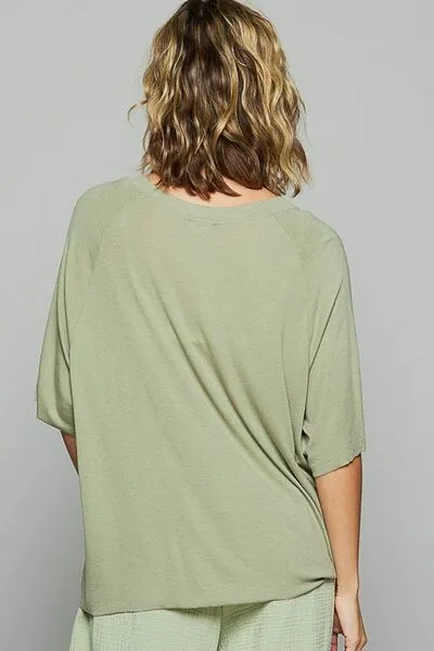 POL Round Neck Half Sleeve T-Shirt